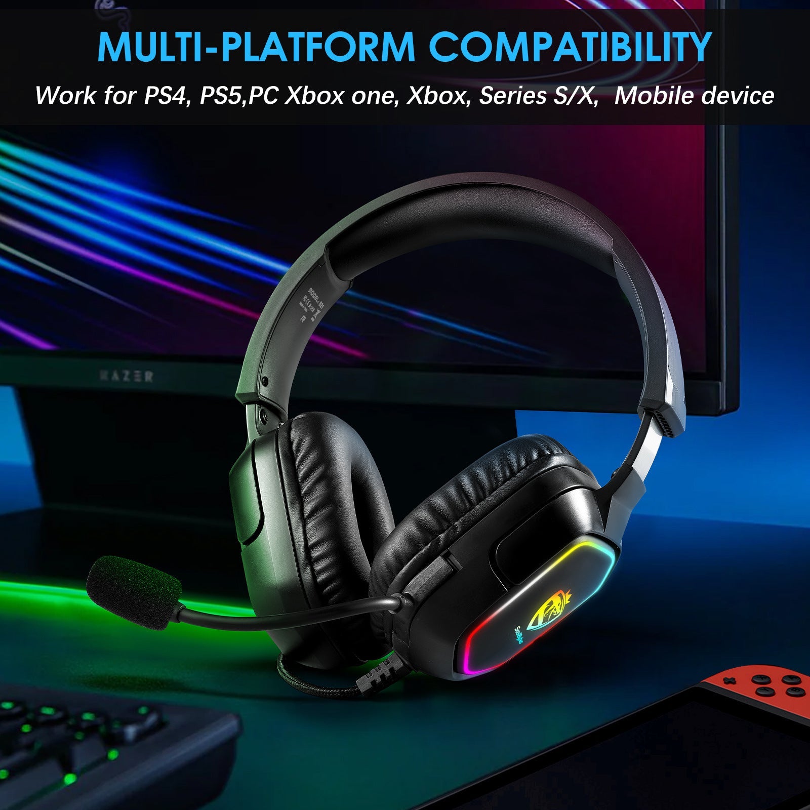 Over-ear Wired Esports Gaming Headphones