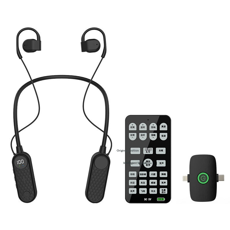 G15 Wireless Sound Card Headset For Live Streaming And Singing