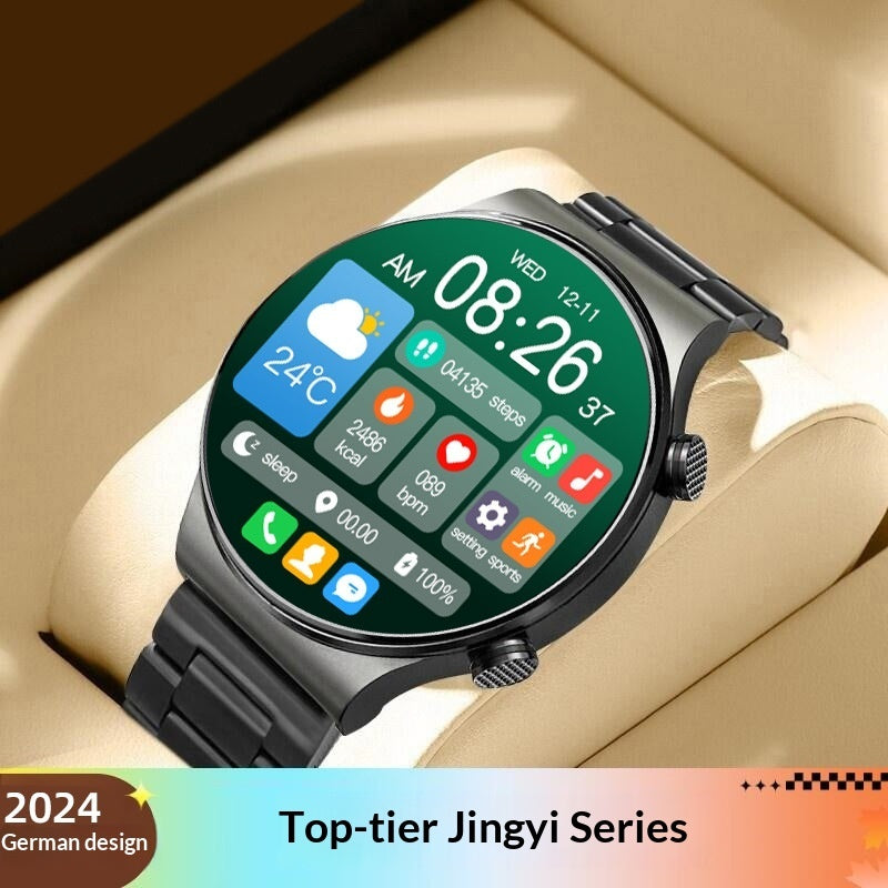 Smart Sports Watch With Bluetooth Calling Heart Rate And Blood Glucose Monitoringa Multifunctional Wrist Device