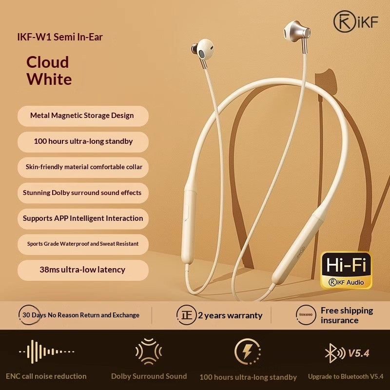 Wireless Neckband Bluetooth Earbuds For Running And Exercise