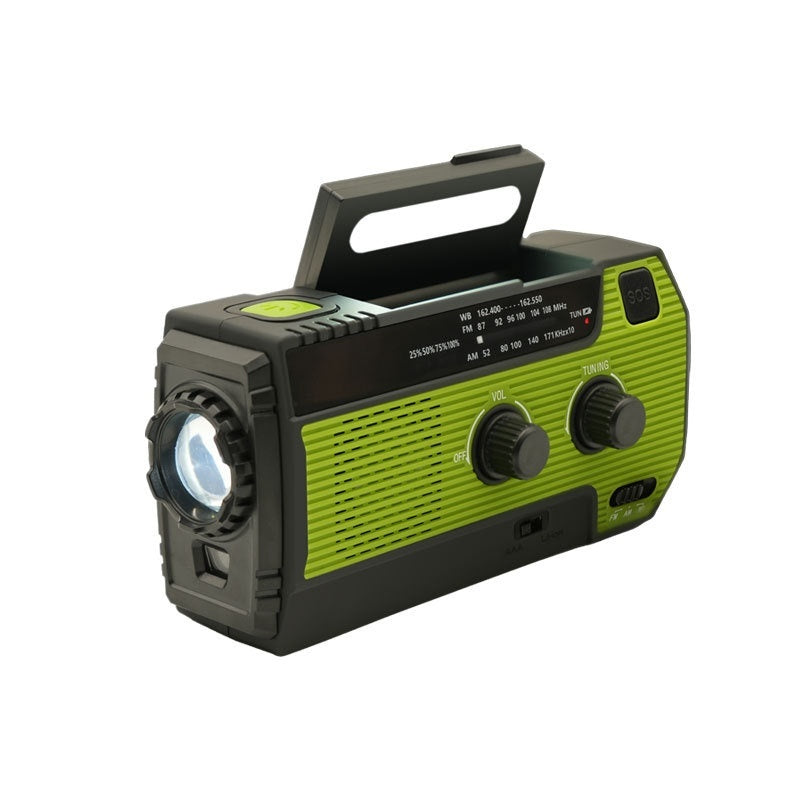 Hand-cranked Multifunctional Emergency Charging Solar Radio Outdoor Disaster Prevention Radio