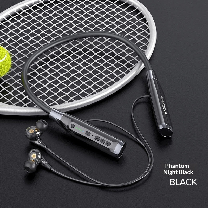 Heavy-bass Neckband Bluetooth Earphones With Ultra-long Battery Lifewireless Neckband Design For Workouts