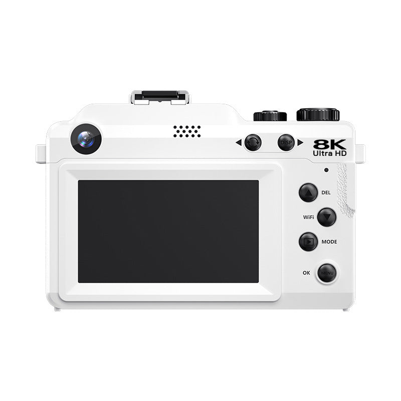 Digital Camera For Students 8K Mirrorless High-Definition Video Recording CCD Front And Rear Selfie Lens