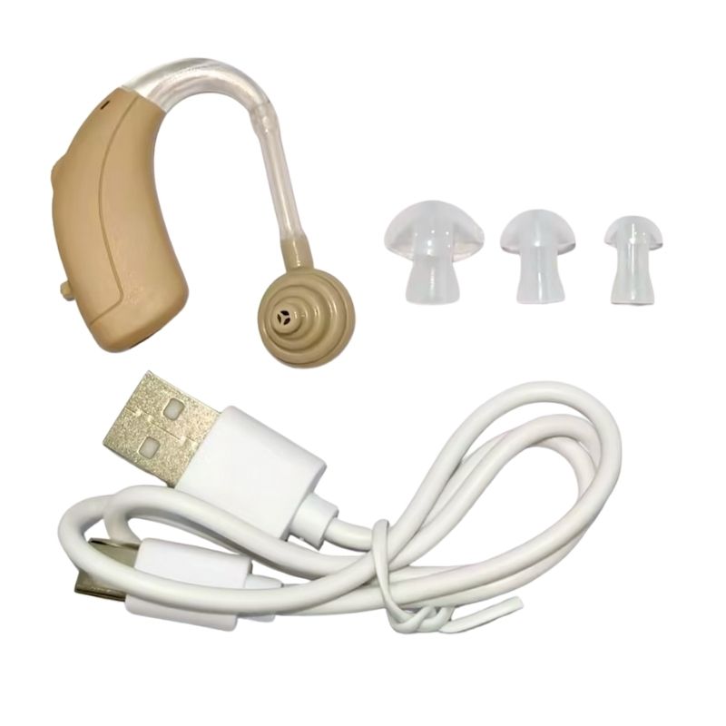 Rechargeable BTE Hearing Aids With Noise Reduction Function Sound Amplifier For Severe Hearing Loss