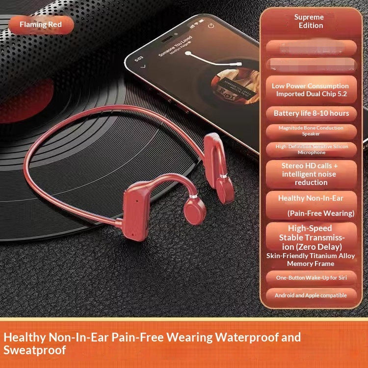 Bone Conduction Sports Bluetooth Headphones