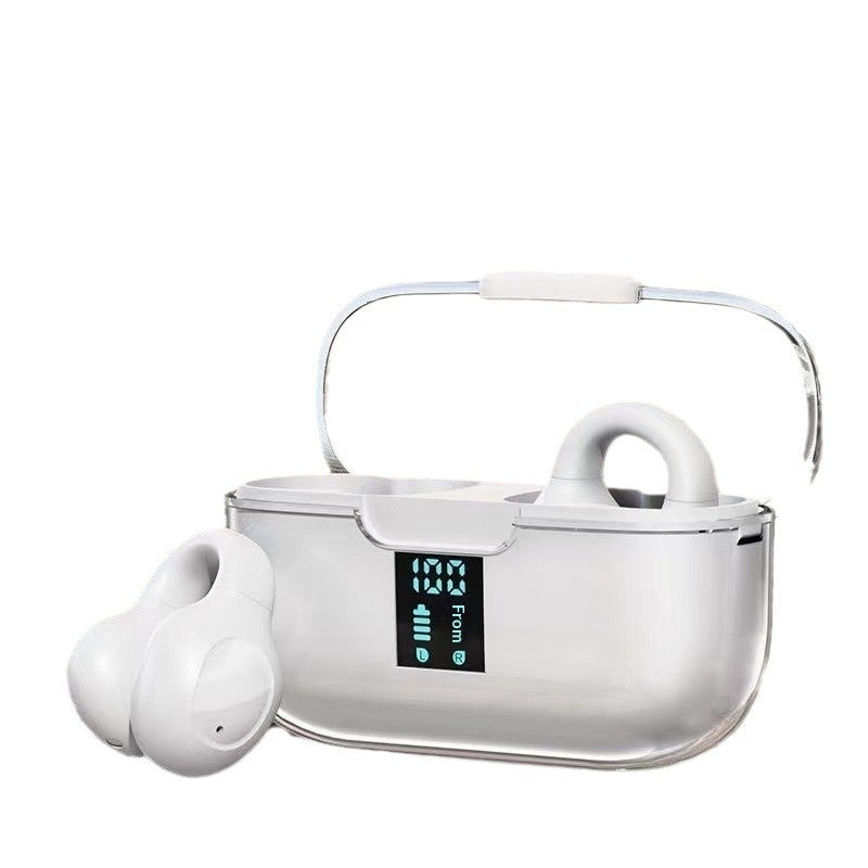 Ear-clip Bone Conduction Soft Silicone Bluetooth Earphones
