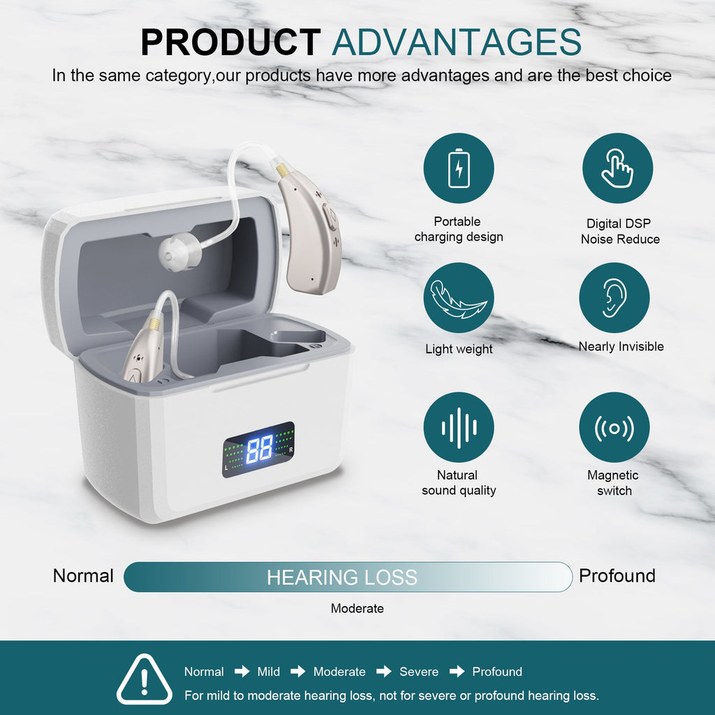 All-digital BTE Hearing Aids For The Elderly