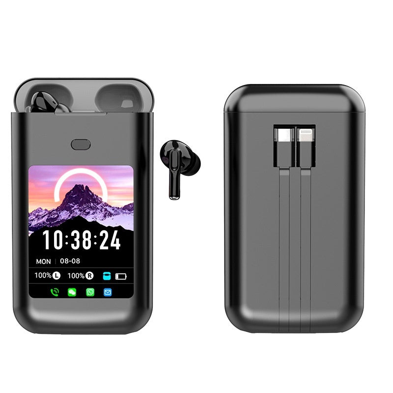 SE-TWO Bluetooth Touch-Control Noise-Canceling Transparency Mode Headphones With Display