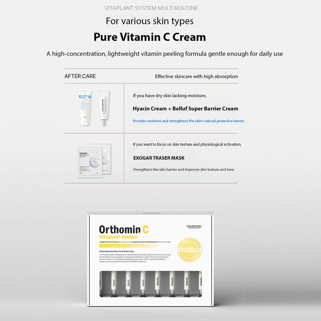 [ Vemontes ] Vemontes Orthomin C Vitaplant System | Brightening & Renewal Care