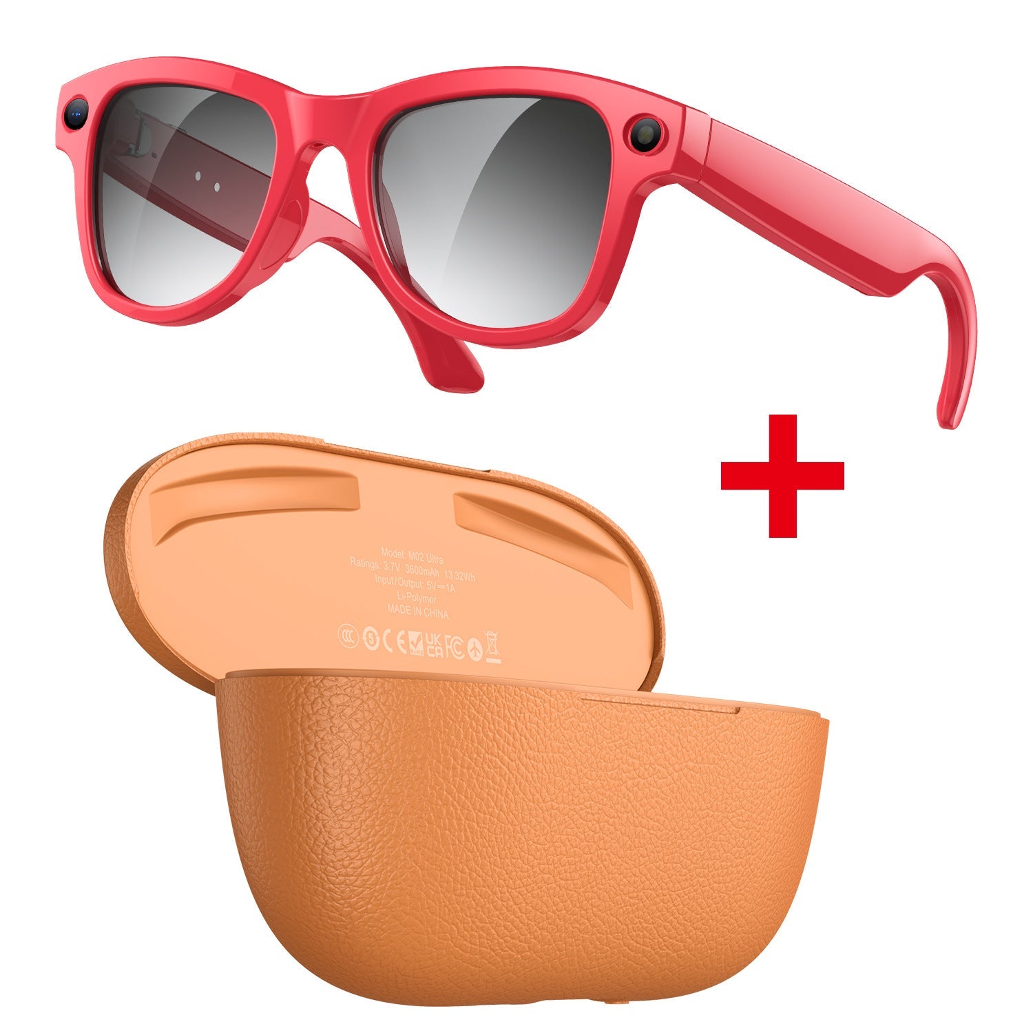 AI-powered Glasses With Image Recognition, 8-megapixel Resolution, And Wi-Fi Transmission