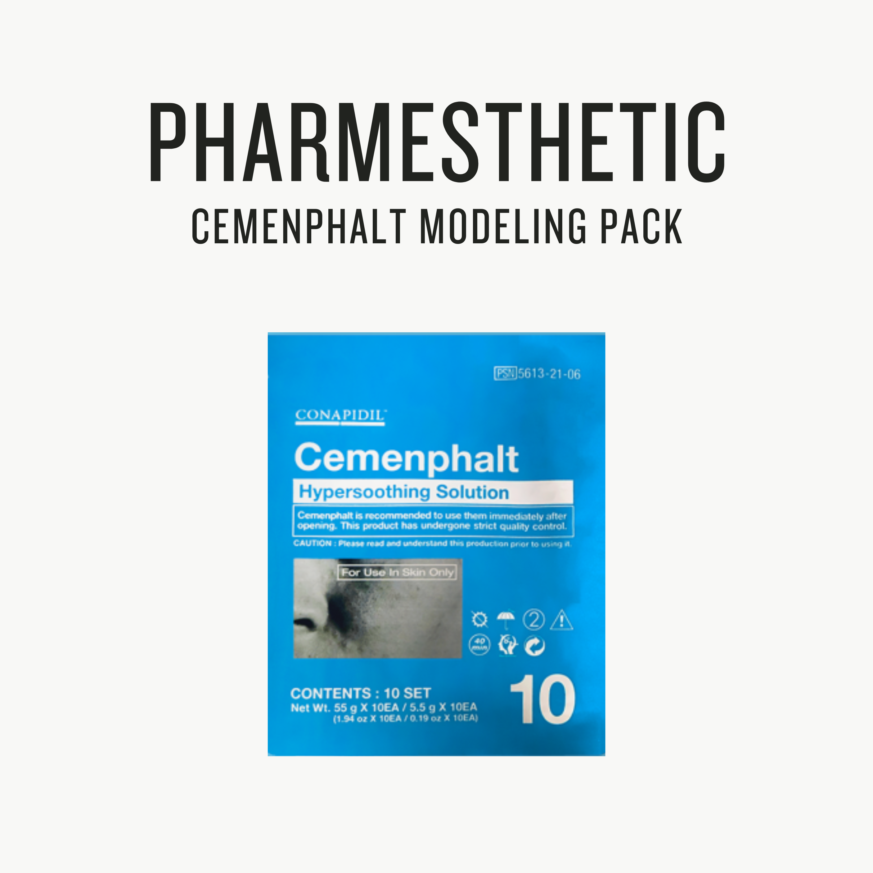 [ Pharmesthetic ] Cemenphalt Modeling Pack | Deep Pore Detox Mask