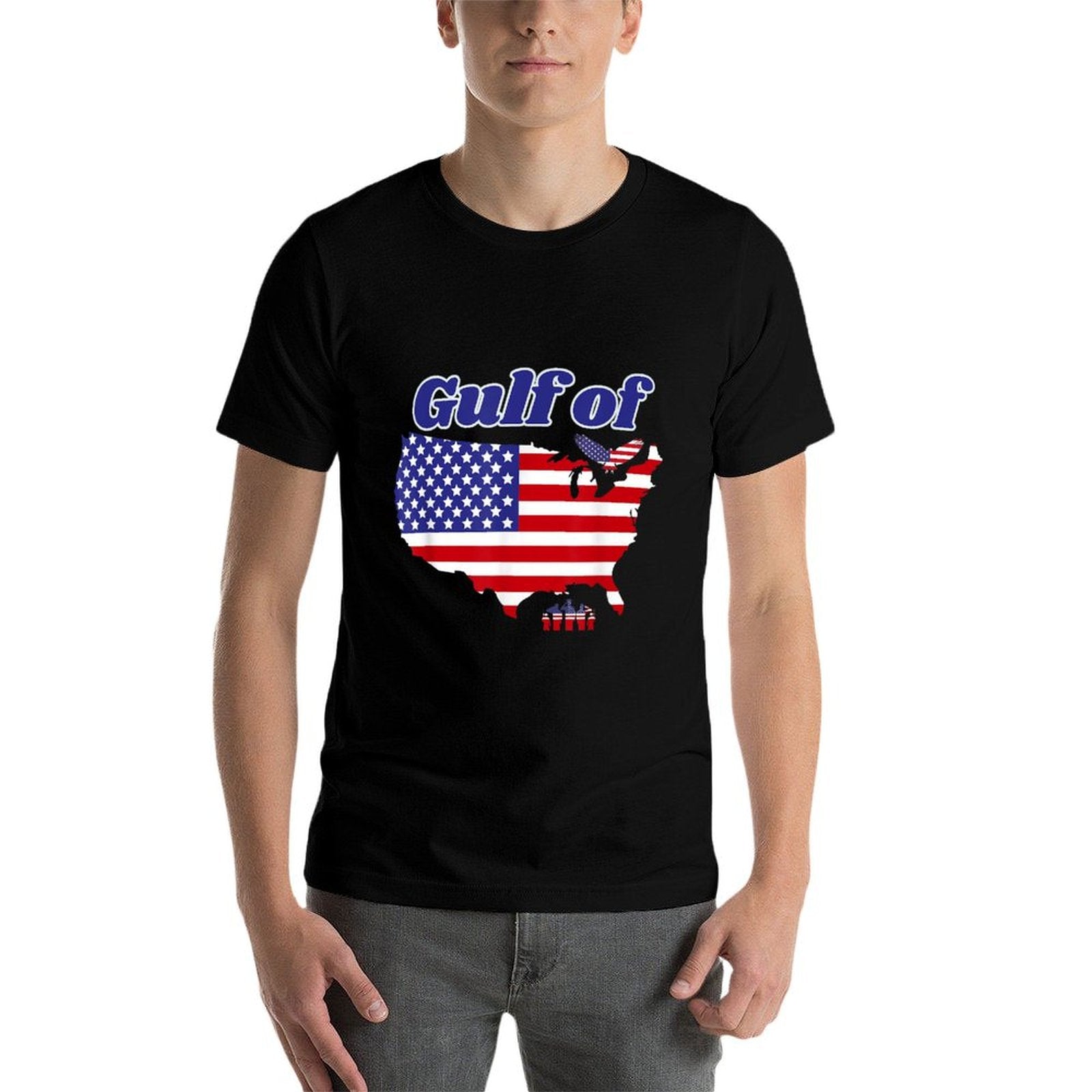 Gulf of United States of America Heathered Texture T-Shirt