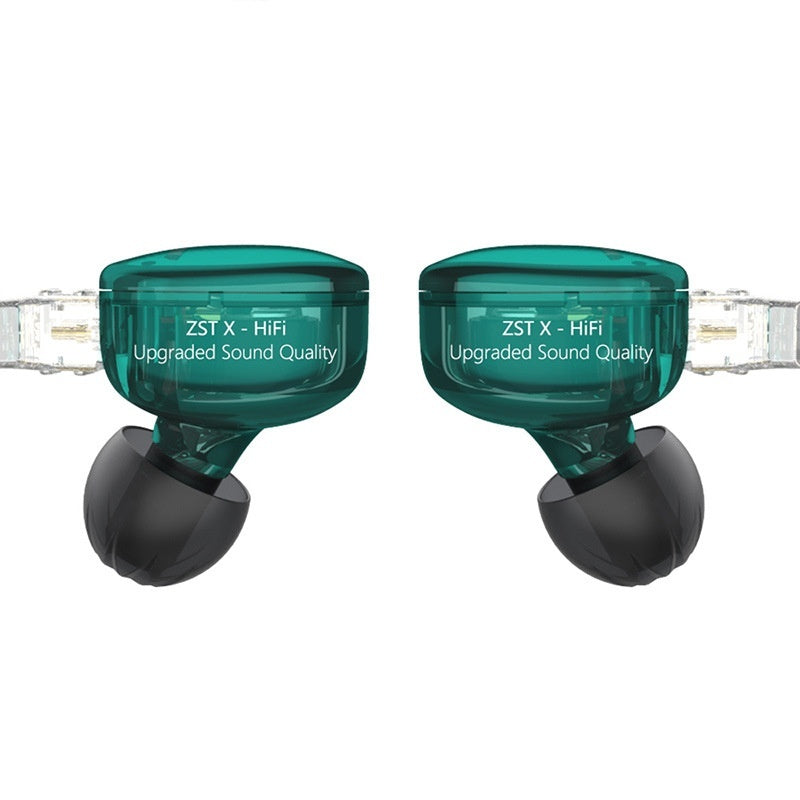 Hybrid Dynamicbalanced Armature In-ear Noise-canceling Music Headphones With Microphone