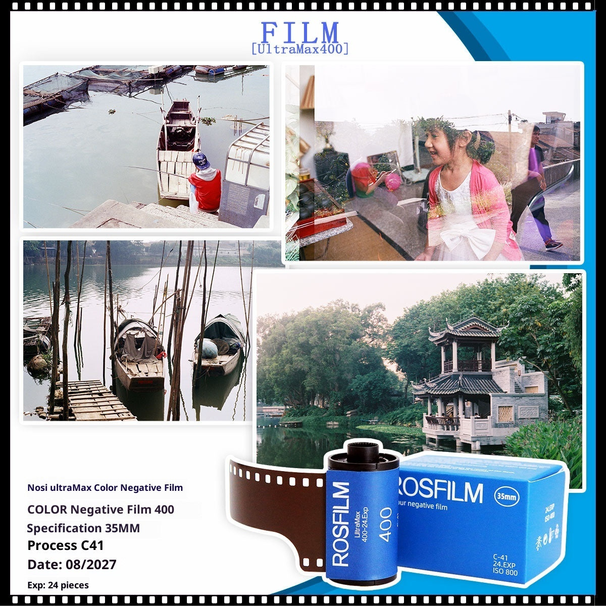 UltraMax Color All-in-one 400 Speed 35mm Film
