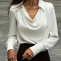 Chic Elegant Long Sleeve Blouse