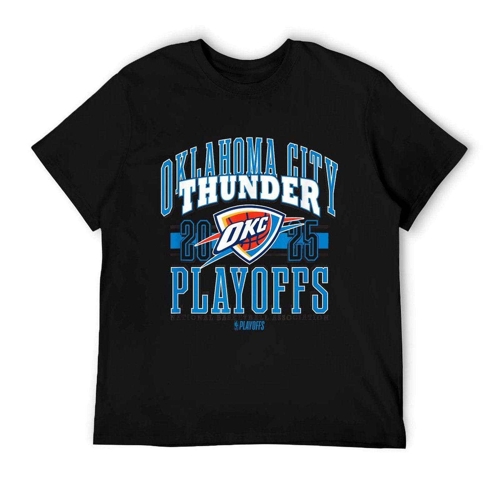 NBA Official Oklahoma City Thunder 2025 Playoffs Showtime Moisture-wicking T-Shirt