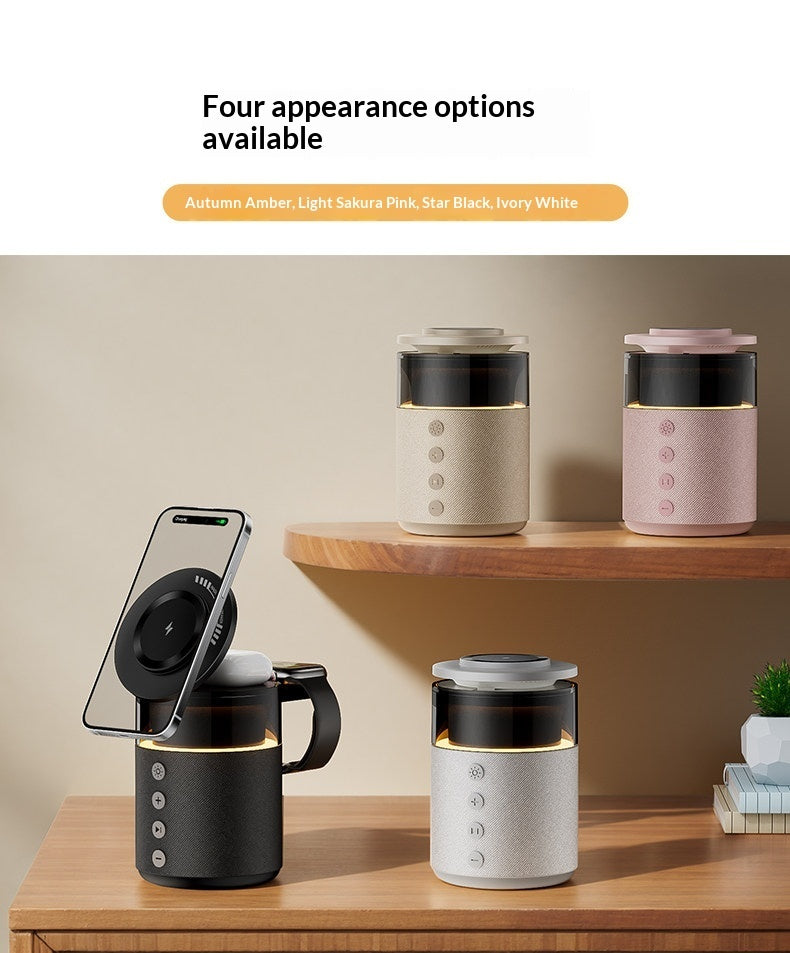 Wireless Phone Charger For Boys And Girls Multifunctional Bluetooth Speaker As A Valentines Day Or Birthday Gift