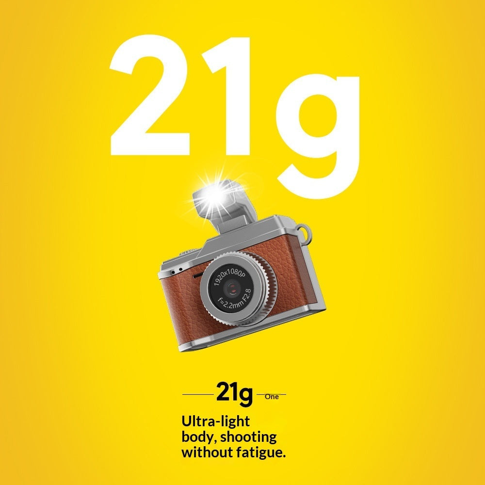 Necklace-style Mini Camera For Students On Campus