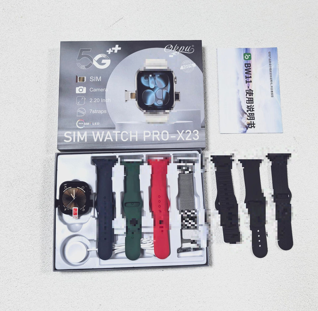Smartwatch Multi-Strap Kit With Magnetic Charging