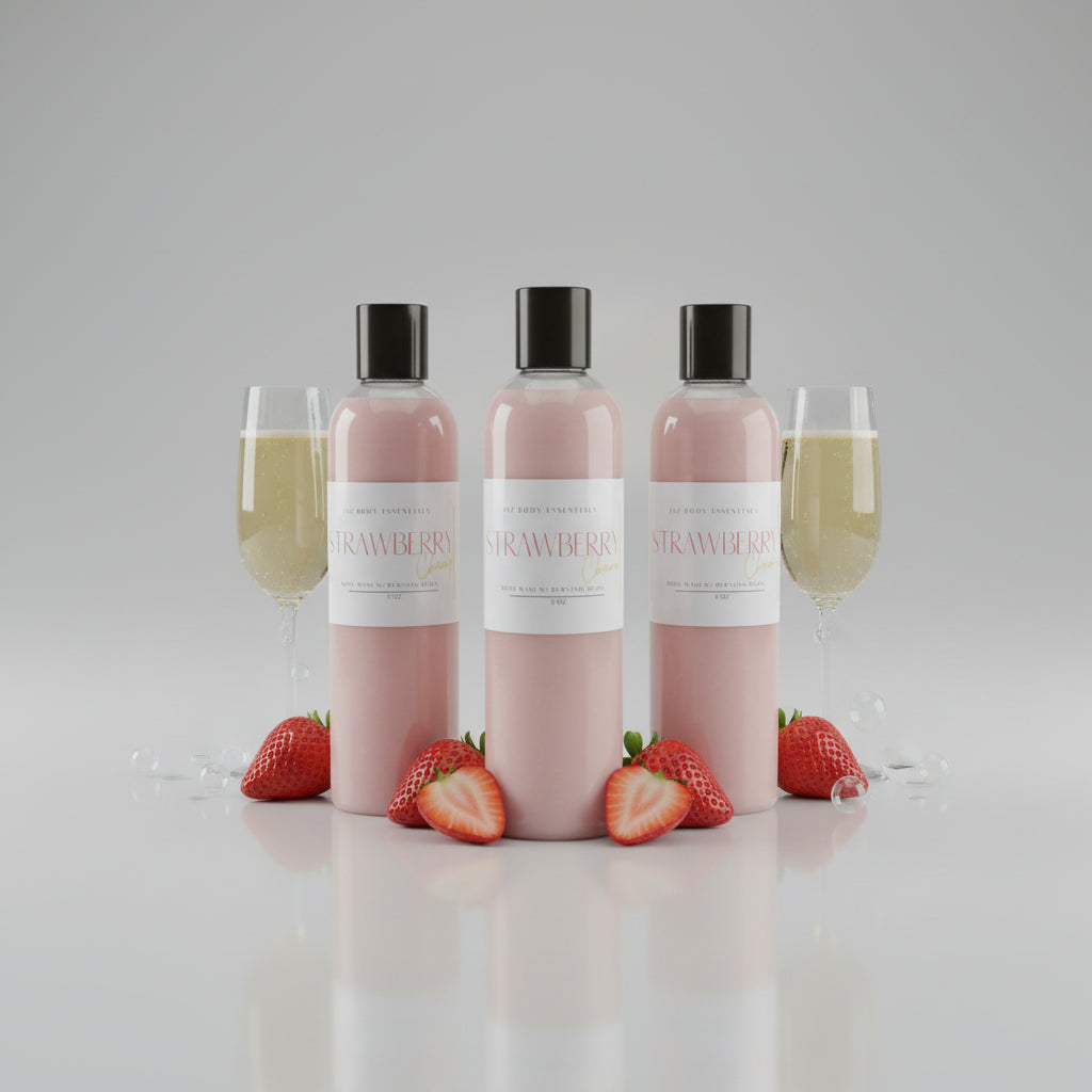 Strawberry Champagne Body Wash with Bursting Beads