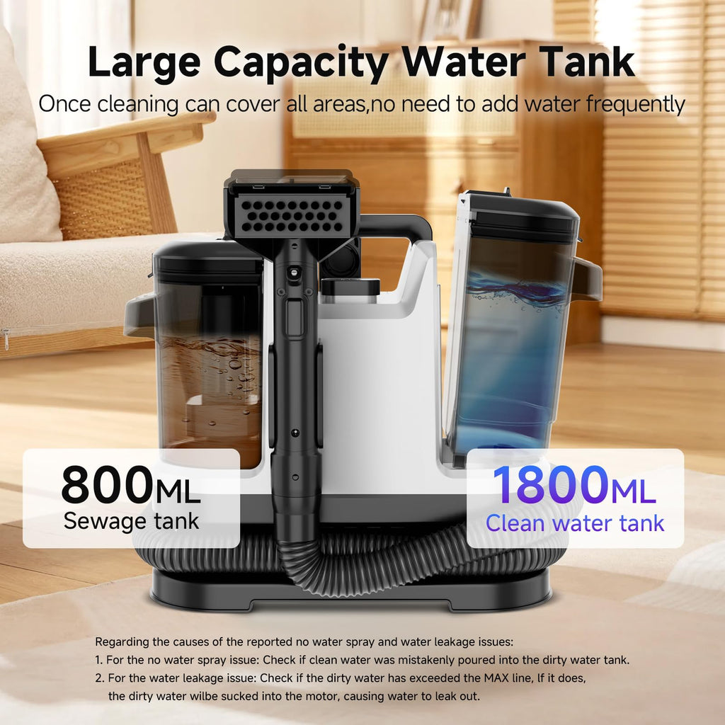 Fabric Cleaner Sofa Carpet Curtains Multi-function Vacuum Cleaner Spray Suction Integrated Cleaning Machine