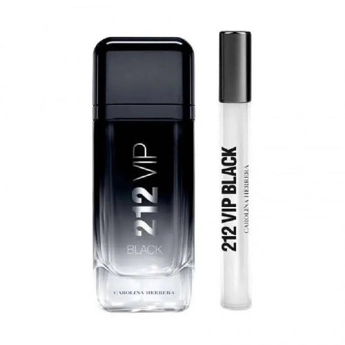 212 Vip Black By Carolina Herrera For Men 2Pcs Set EDP Spray