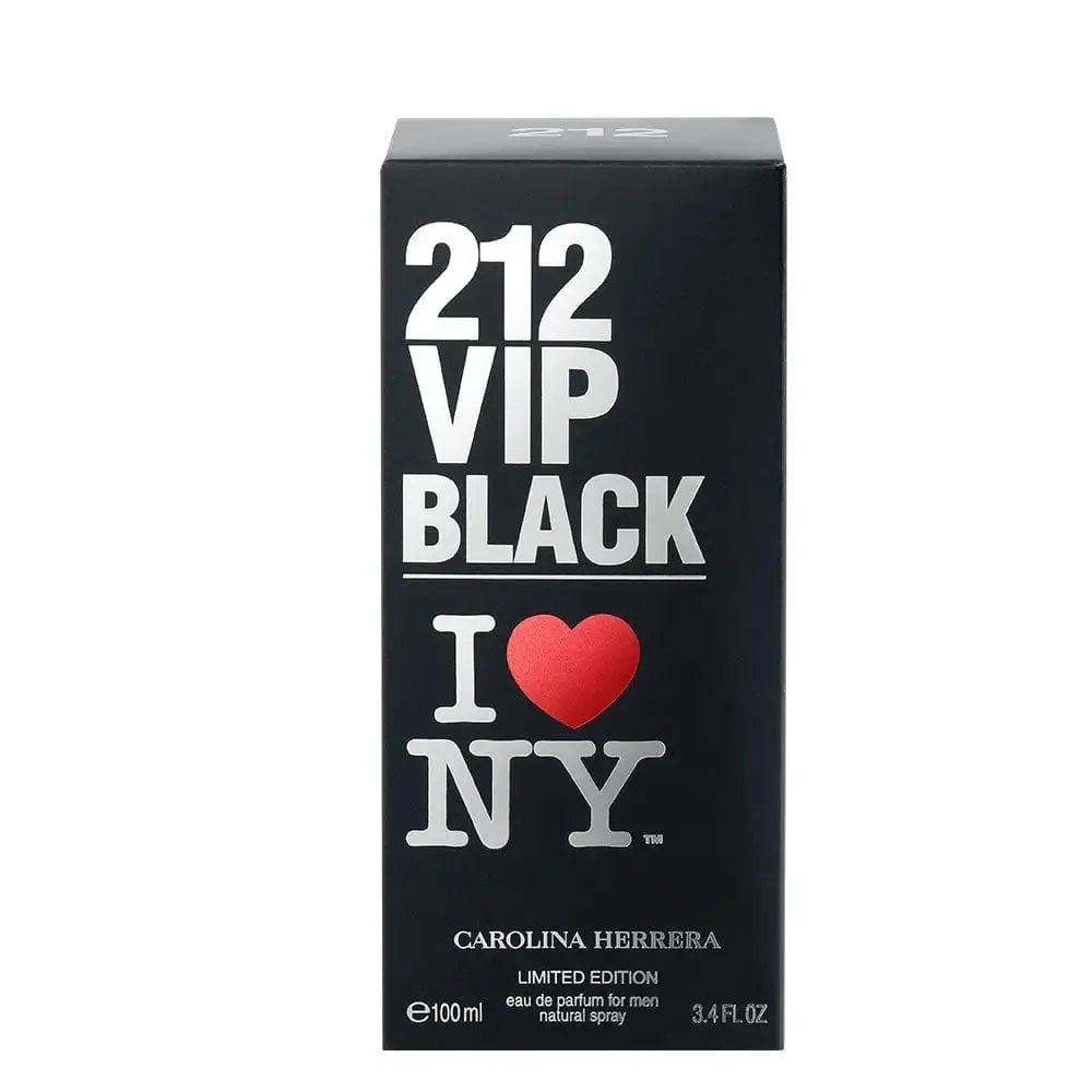 212 Vip Black I Love NYC By Carolina Herrera For Men 3.4oz EDP Spray