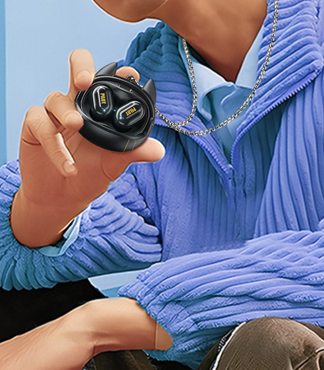 Welcome To The Vanguard Creative Rotating Face-Change Bluetooth Earbuds
