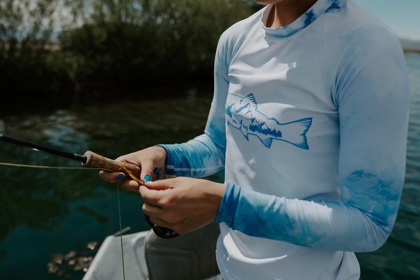 Sky Blue Fishing Shirt