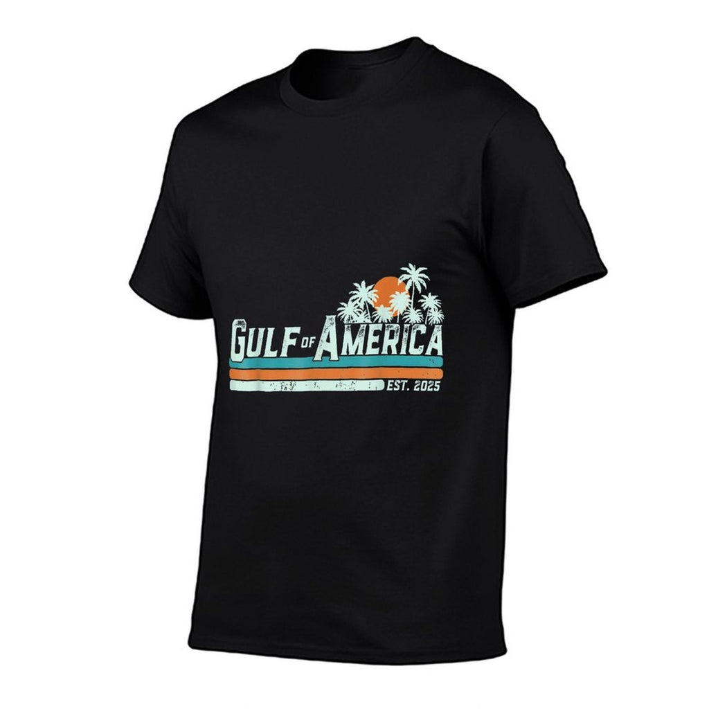 Retro Gulf Of US America 2025 American Flag Gulf Mexico Classic T-Shirt