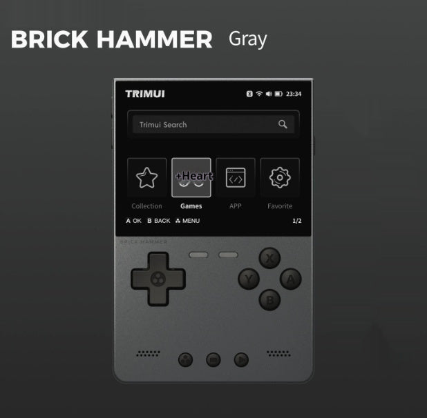 Handheld Gaming Console With An Aluminum Alloy Shell, Offering Wireless HD Gaming For PSP And GBA