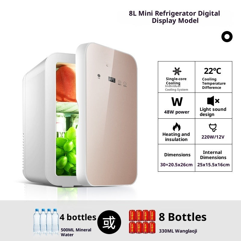 SAST 8L Digital Display Car Refrigerator Mini