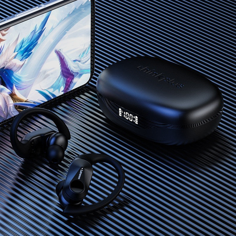 Noise-canceling Waterproof And Sweat-proof Ear-hook Bluetooth Headphones
