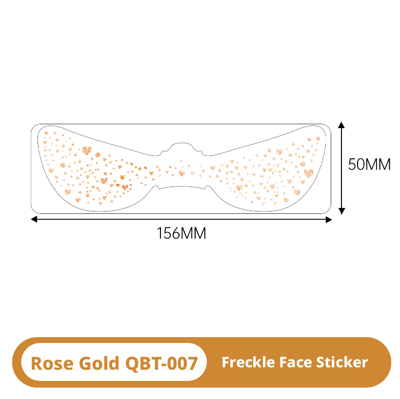 Beautiful girl tattoo sticker-flower style-gold-paper-1 sheet