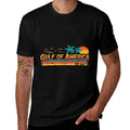 Vintage Gulf Of Us America Retro Sunset Gulf Of Us America Lightweight T-Shirt