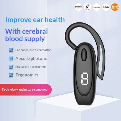 Ear-mounted Ear Canal Laser Irradiation Device