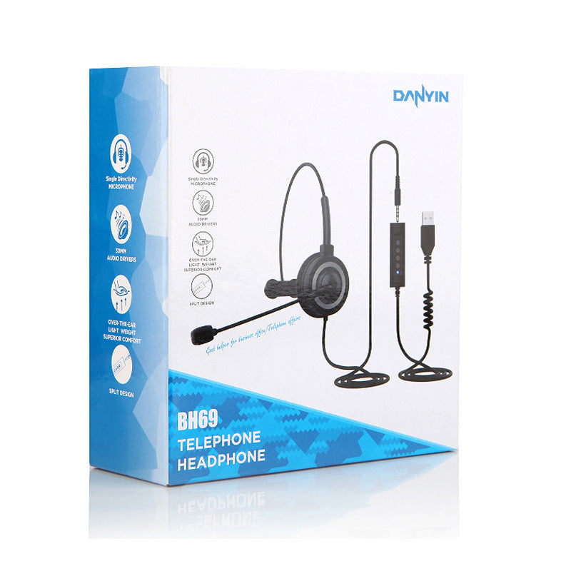 Unilateral Business Telemarketing Customer Service Bluetooth Headset