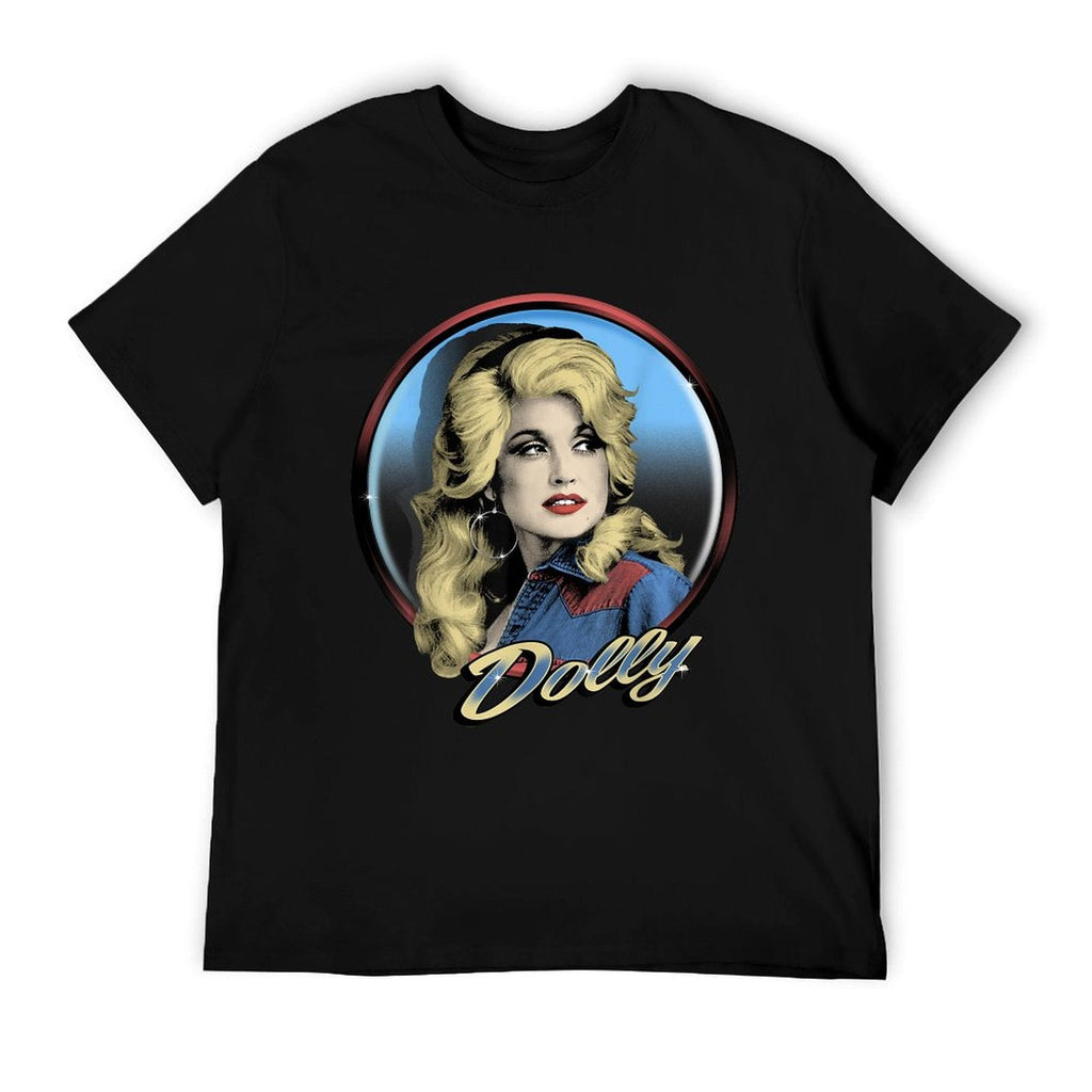Dolly Parton Western High-quality Stitching T-Shirt