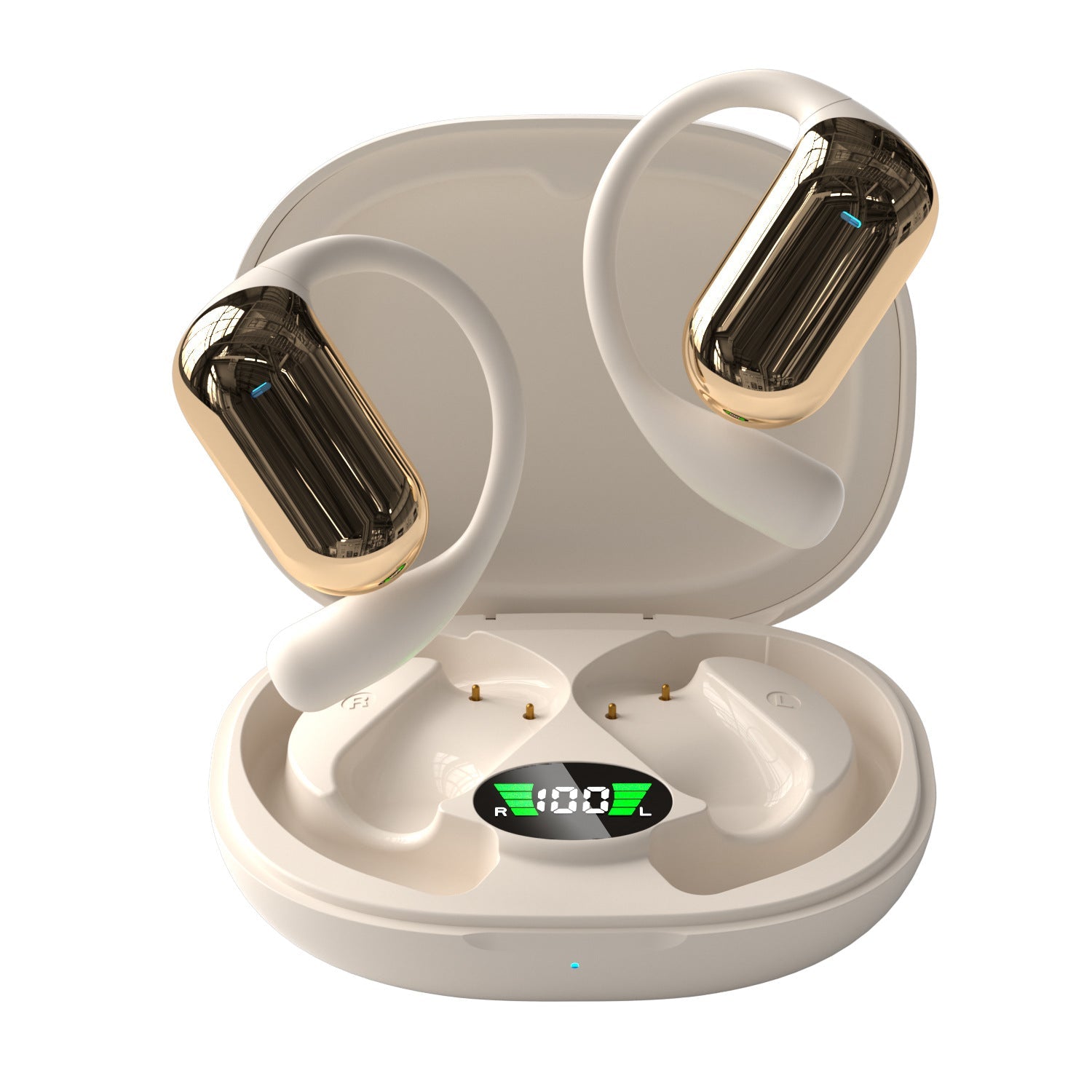 In-ear Noise-canceling Sports Ear-hook Bluetooth Earphones