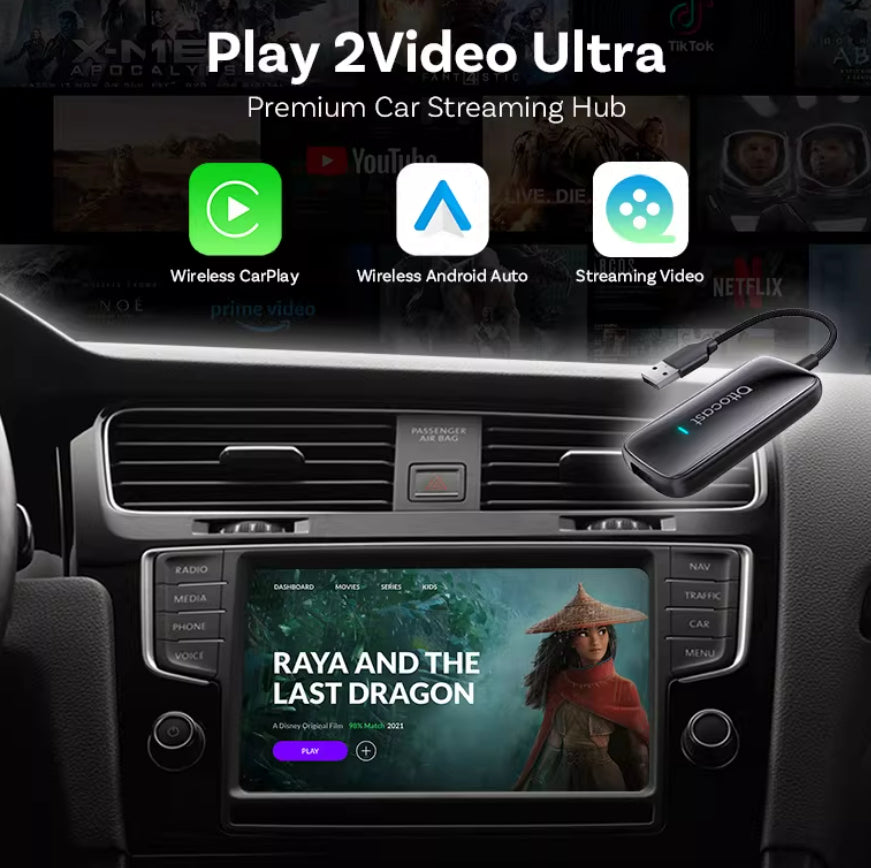 Wired To Wireless CarPlay Box For Android Smart Car Systems