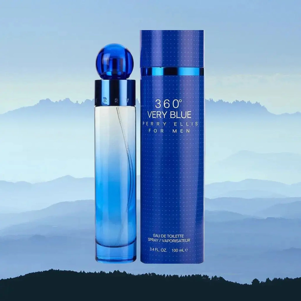 360 Very Blue By Perry Ellis For Men 3.3oz EDT Spray