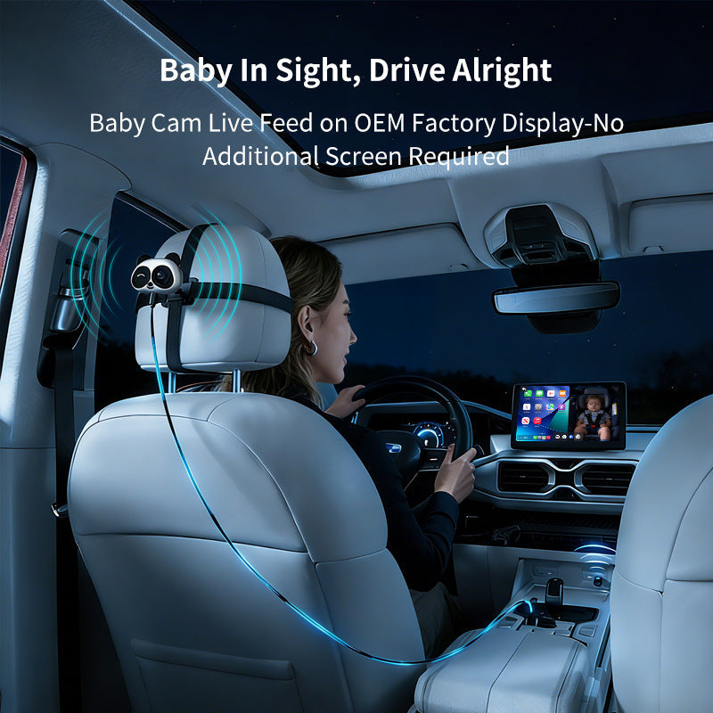 Wireless CarPlay Baby Monitor Camera