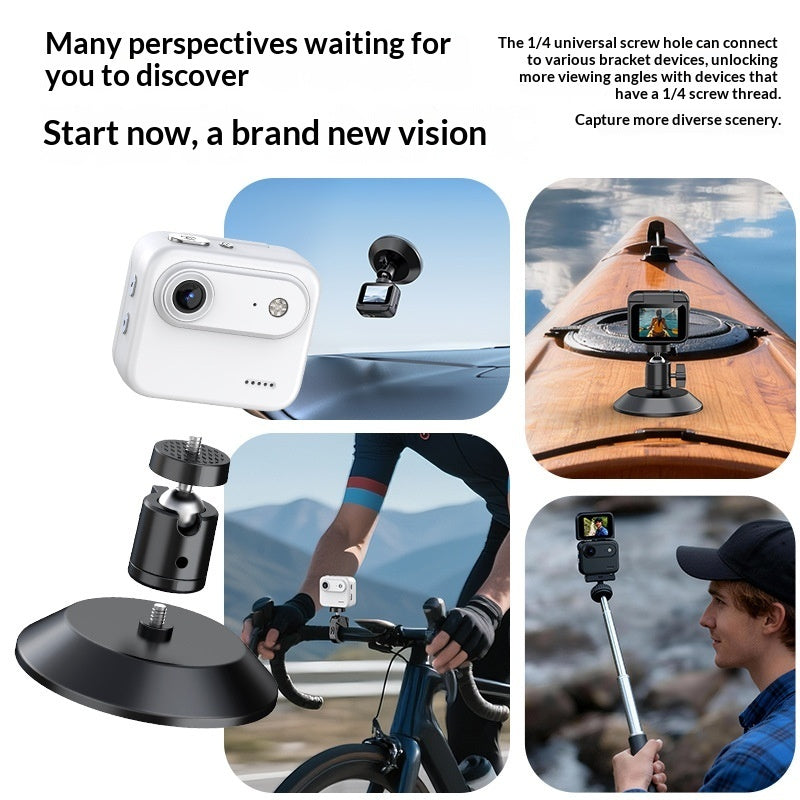 4K HD Action Camera With Chest Mount For Stable Footage While Cycling