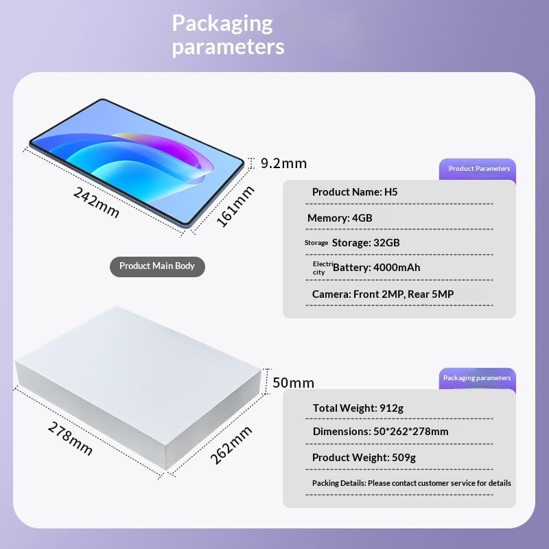 High-definition Large-screen Gaming And Entertainment Tablet