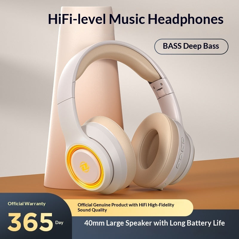Fashionable On-ear Bluetooth Wireless Headphones