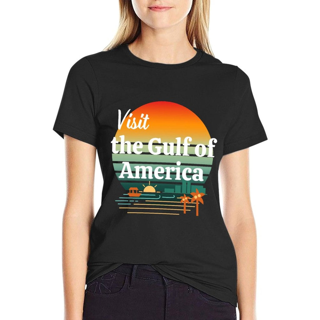 Visit Gulf America Long Sleeve Cotton T-Shirt