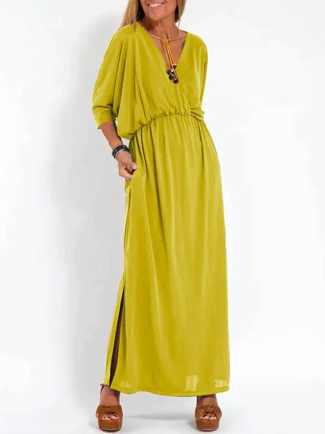 V-Neck Maxi Dress
