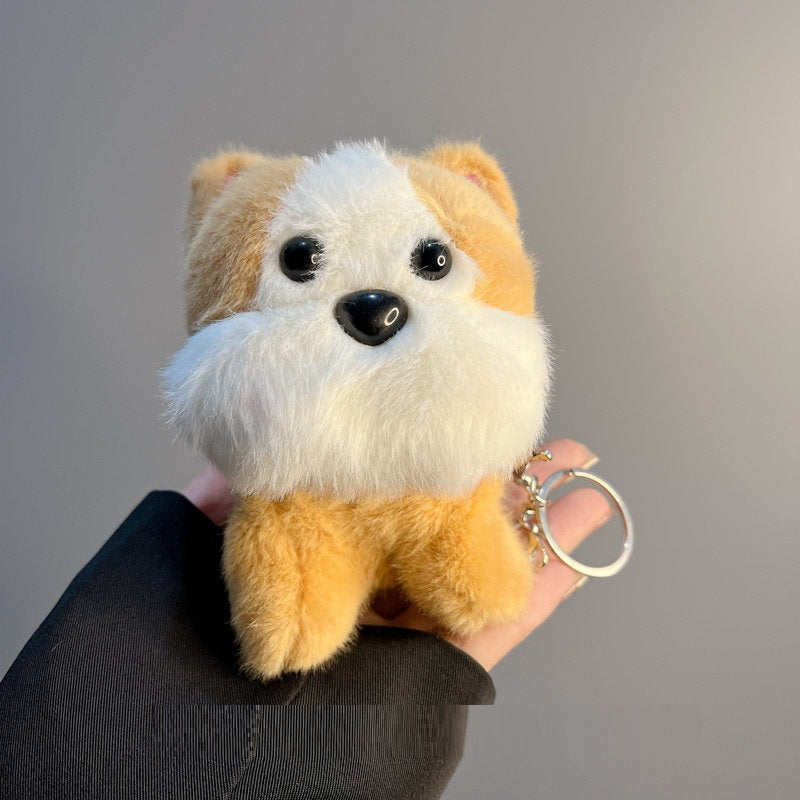 Cute Plush Little Puppy Earphone Case For Fall And Winter