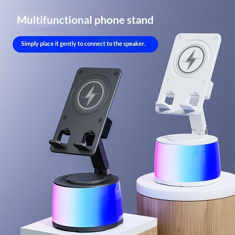 Multifunctional Inductive Bluetooth Speaker Portable Folding And Rotating Stand