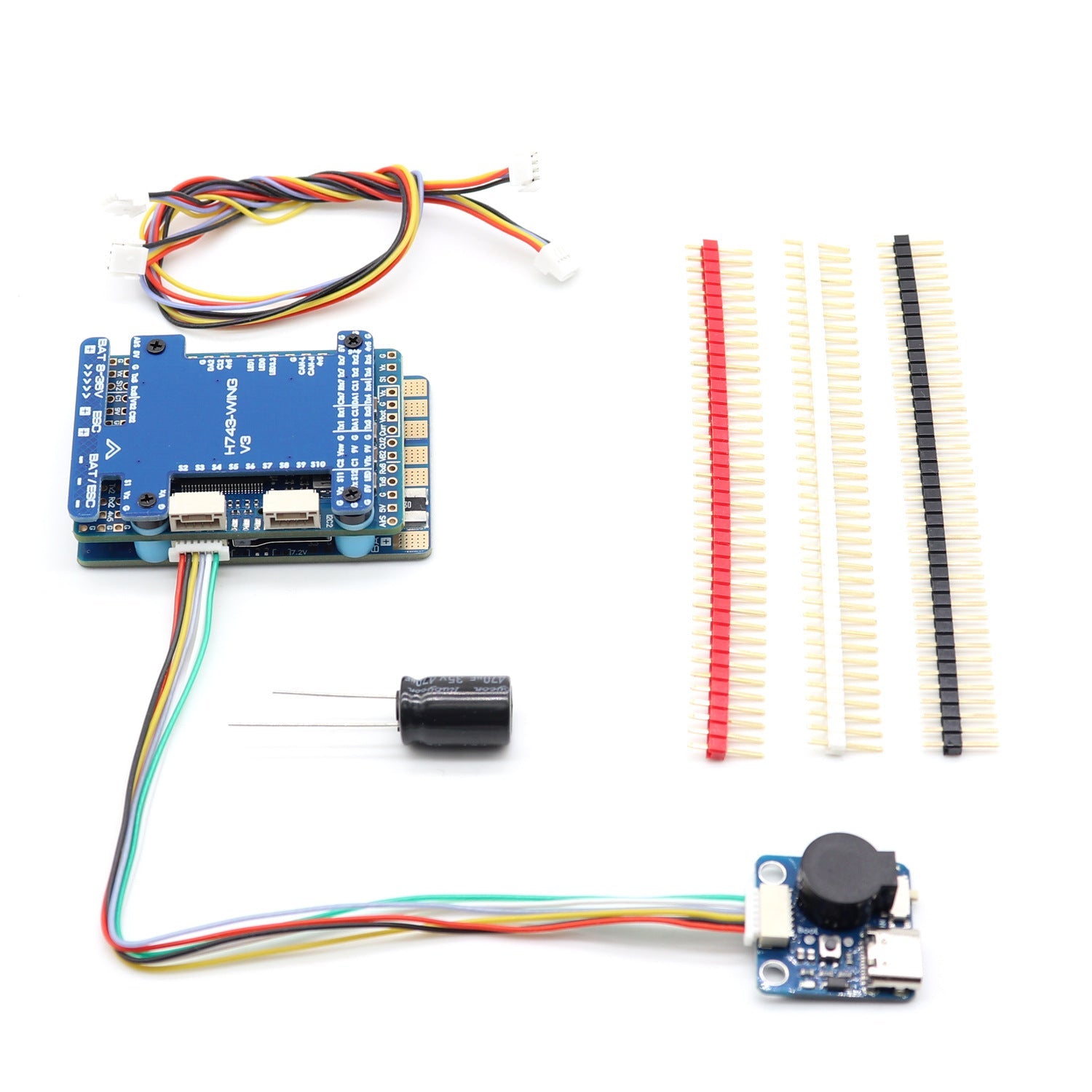 Dual Gyroscope Flight Control Supports Dual Generators And Dual Cameras